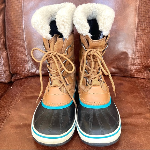 Sorel Caribou Waterproof Winter Boots Size 10 - Picture 2 of 6